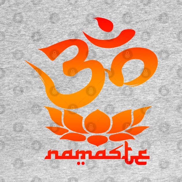namaste red by robotface